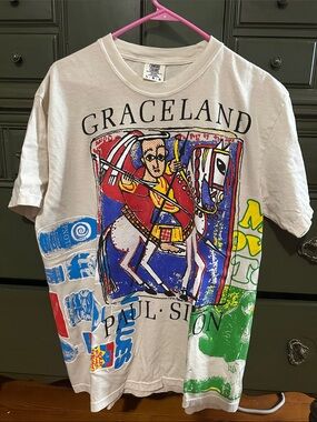 Grace Multicolor Graphic Short-Sleeve Tee - Cream Base